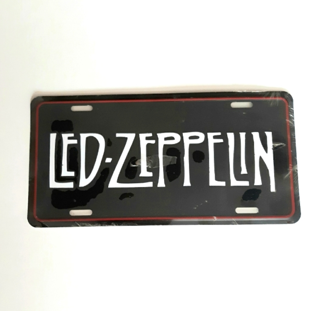Vintage Led Zeppelin Metal Sign